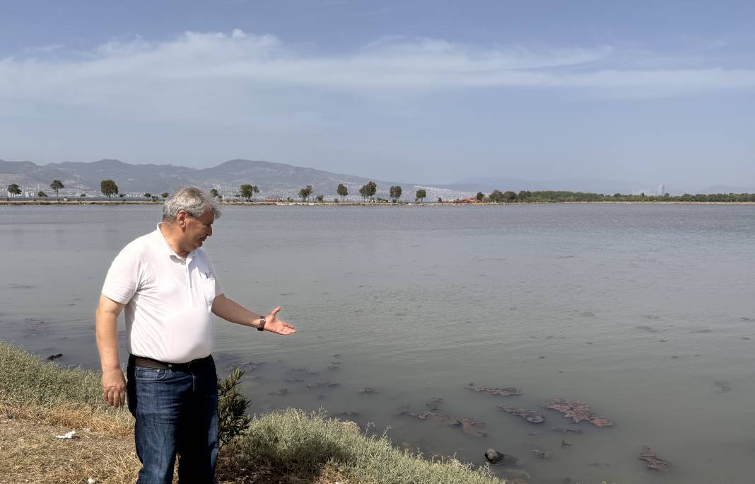 İzmir’de denizin rengi değişti! Görüntü ne ifade ediyor? 1